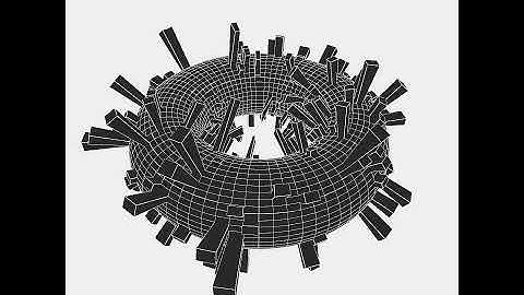 Thorn of torus. Draw by openFrameworks