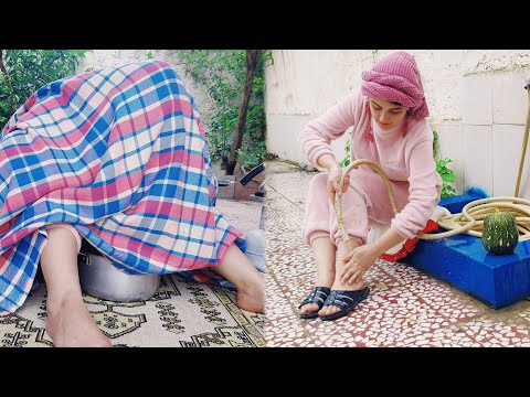 How A Village Girl Works Hard For Her Life Cooking Pumpkin In Nature 