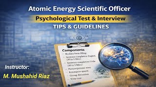 How to Clear Psychological Test &amp; Interview | Atomic Energy Scientific Officer|Tips &amp; Complete Guide