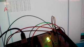 Circuit 7 : Take a temperature reading every time a flashing LED turns on