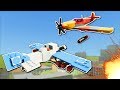 CITY PLANE BATTLE! - Brick Rigs Multiplayer Gameplay - Lego Plane Base Battle!