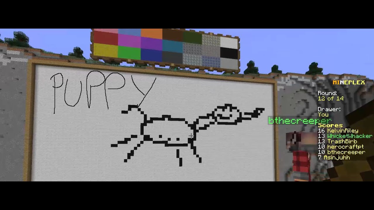 Being Stupid in Mineplex Draw My Thing