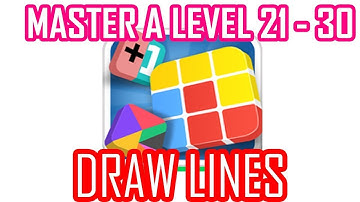 Puzzle Joy | Draw Lines | Master A | Level 21 - 30 | Answers