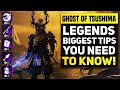 Top 20 Tips in Ghost of Tsushima LEGENDS You Need To Know | Ghost of Tsushima Legends Update Guide!