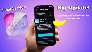 iOS 26.5 Released 🔥 Very Big Update | New Features, Performance, Battery Life (HINDI)