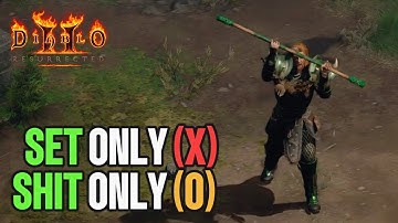 I Suffer From Set Items Only Druid | D2R HC 1 to Hell