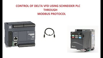 Control of Delta VFD using Schneider PLC through Modbus communication | IPCS Automation Training