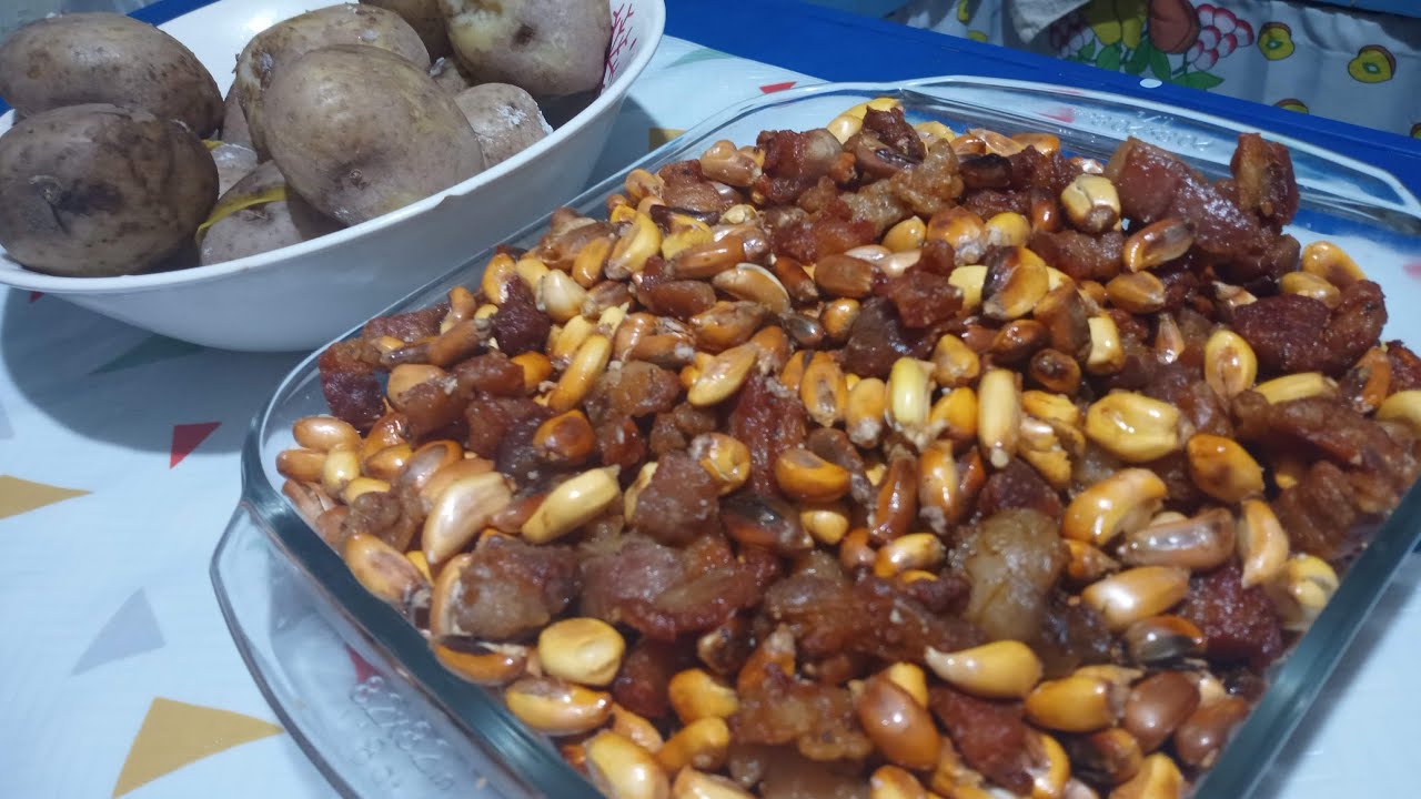 Riquisimo Chicharron Con Maiz Tostado || Nubia Recetas Faciles