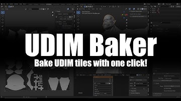 Blender addon - Bake UDIM tiles