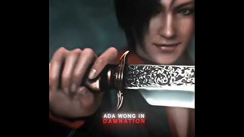 Ada Wong In Resident Evil 2 Vs Resident Evil Damnation | Ada Wong 4k Edit #adawong