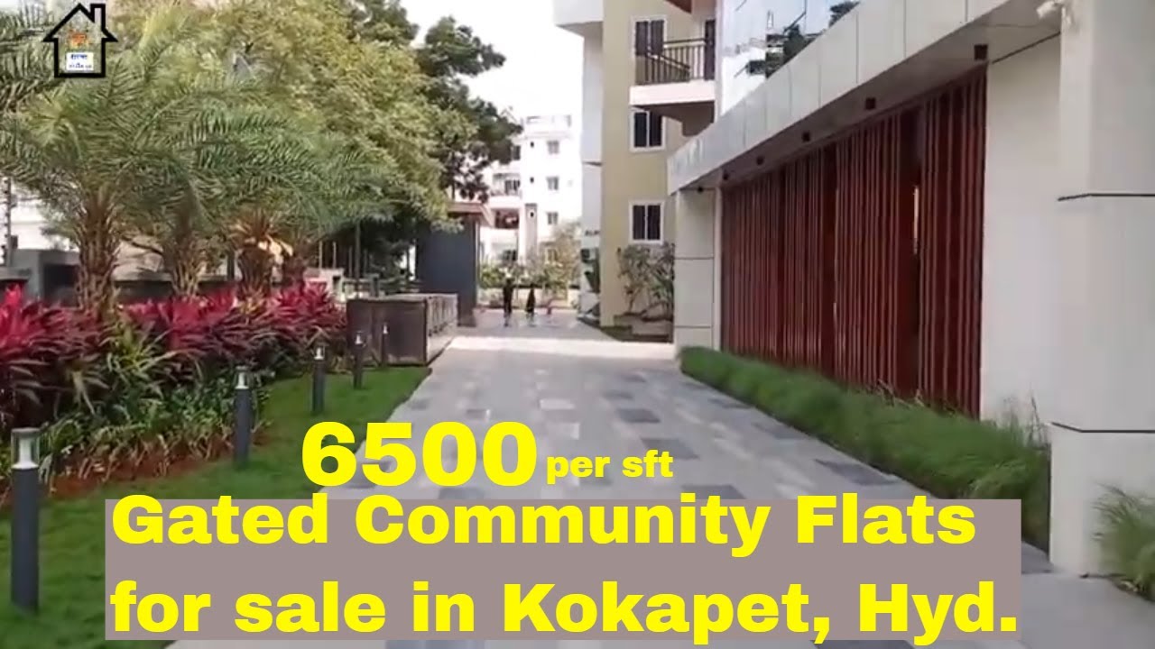 Gated Community Flats for sale in Hyderabad Kokapet Mokila