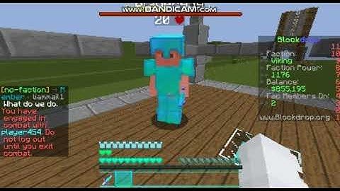 Getting killed by a tp trapper+scammer (BLOCKDROP FACTION)