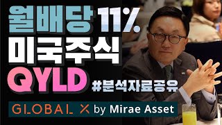 [미국회계사의 미국주식 분석] 월배당 11% 미국주식 QYLD (분석자료 공유)
