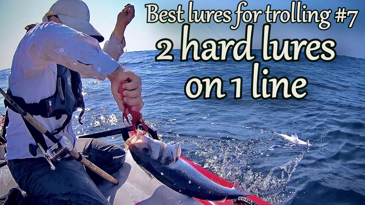 Best lures for Trolling # 7 - 2 hard lures on 1 Line - Using a two-lure rig  