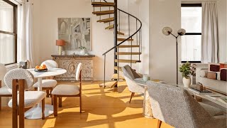 INSIDE a Rare Duplex Penthouse with a Gorgeous Spiral Staircase in Brooklyn | SERHANT. Tour