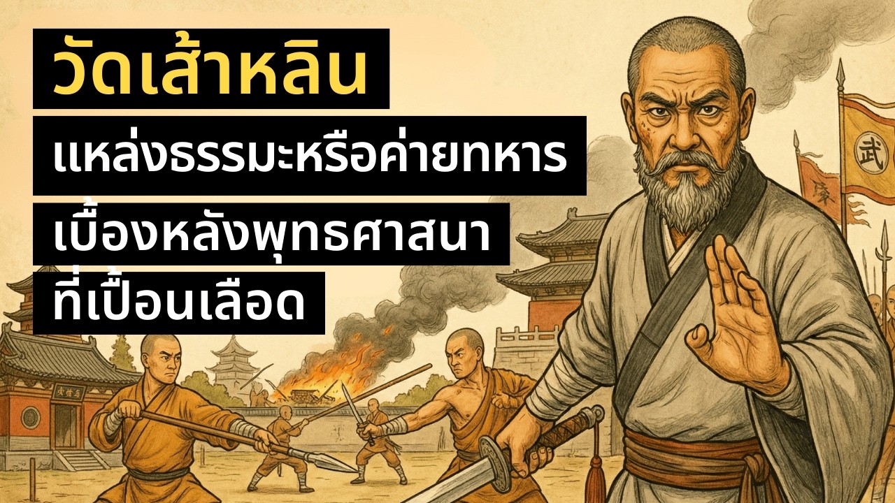 วัดเส้าหลิน : แหล่งธรรมะหรือค่ายทหาร? เบื้องหลังพุทธศาสนาที่เปื้อนเลือด