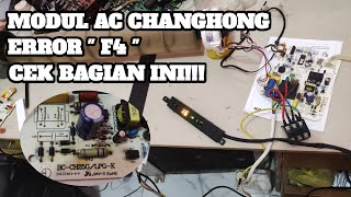 CHANGHONG AC ERROR F4, THIS IS THE CAUSE!!!