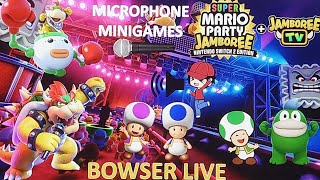SMPJ + Jamboree TV - Spike with the Toads in Bowser Live (Microphone Minigames with my Voice🎤🗣)