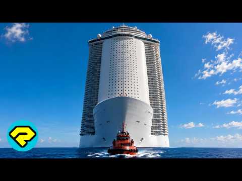 7 LARGEST SHIPS In Human History! Taller Than Skyscrapers thumbnail