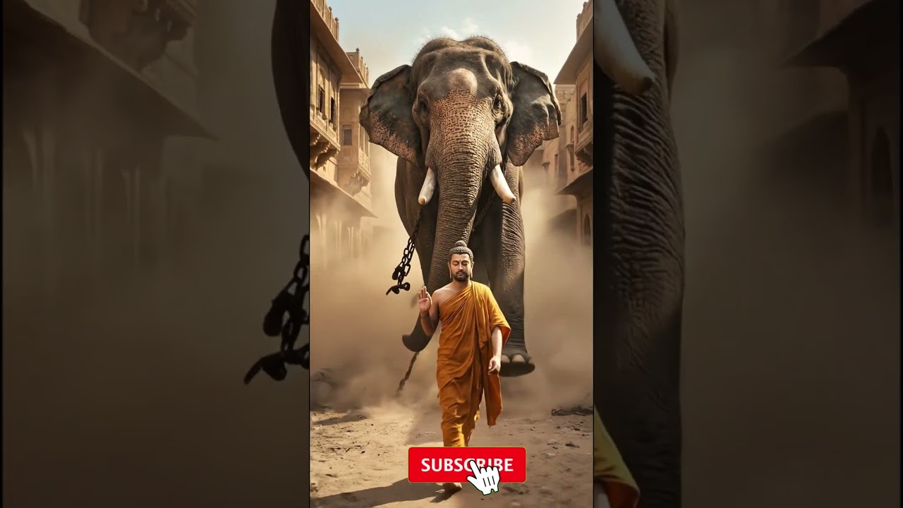 Angry Elephant ATTACKS Buddha! 🐘😱 (Real Story) 