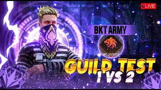 HARDEST GUILD TEST FF | FREE FIRE LIVE CUSTOM ROOM GIVEAWAY | FF LIVE TEAM CODE GIVEAWAY  |FF LIVE