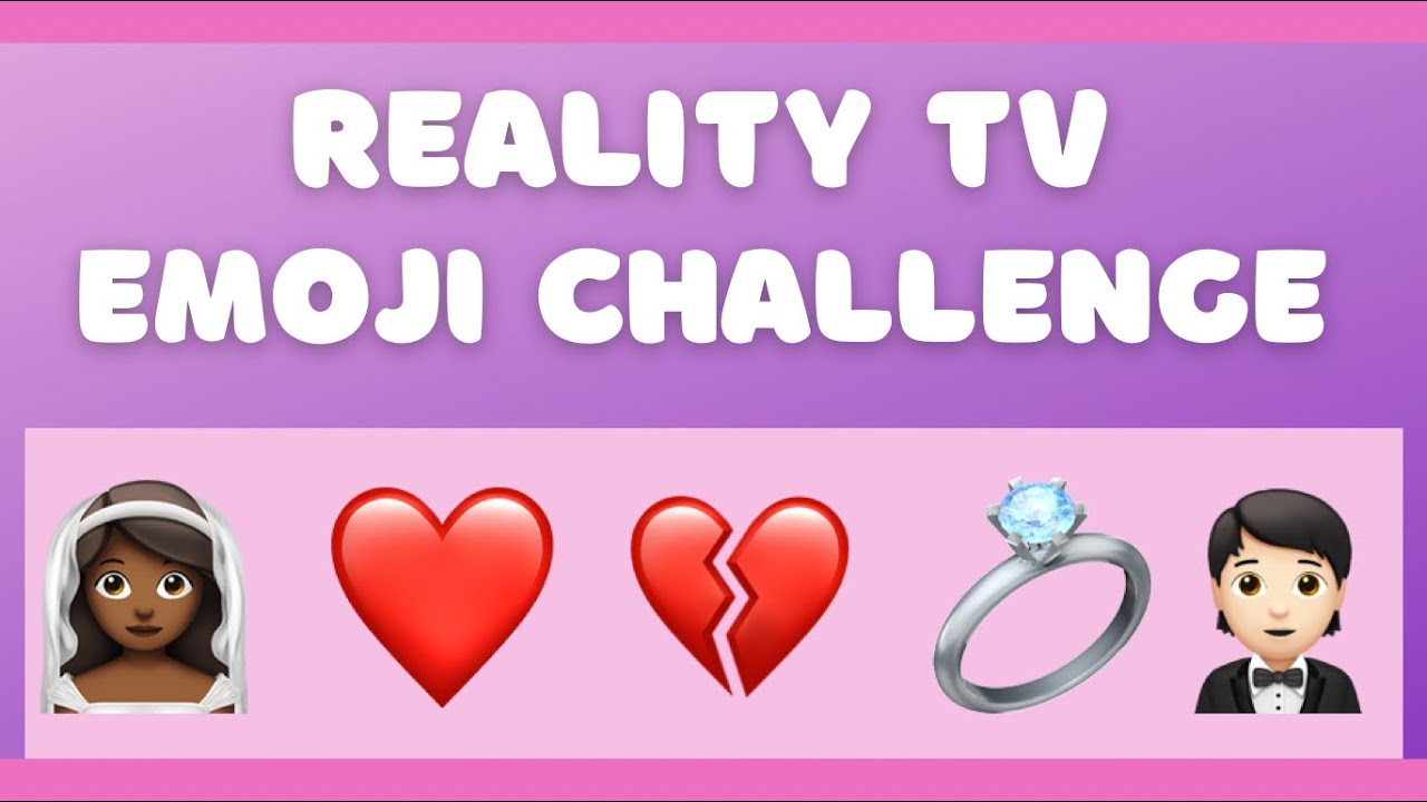 🤣 Guess the Reality TV Show Emoji Challenge | (Impossible)