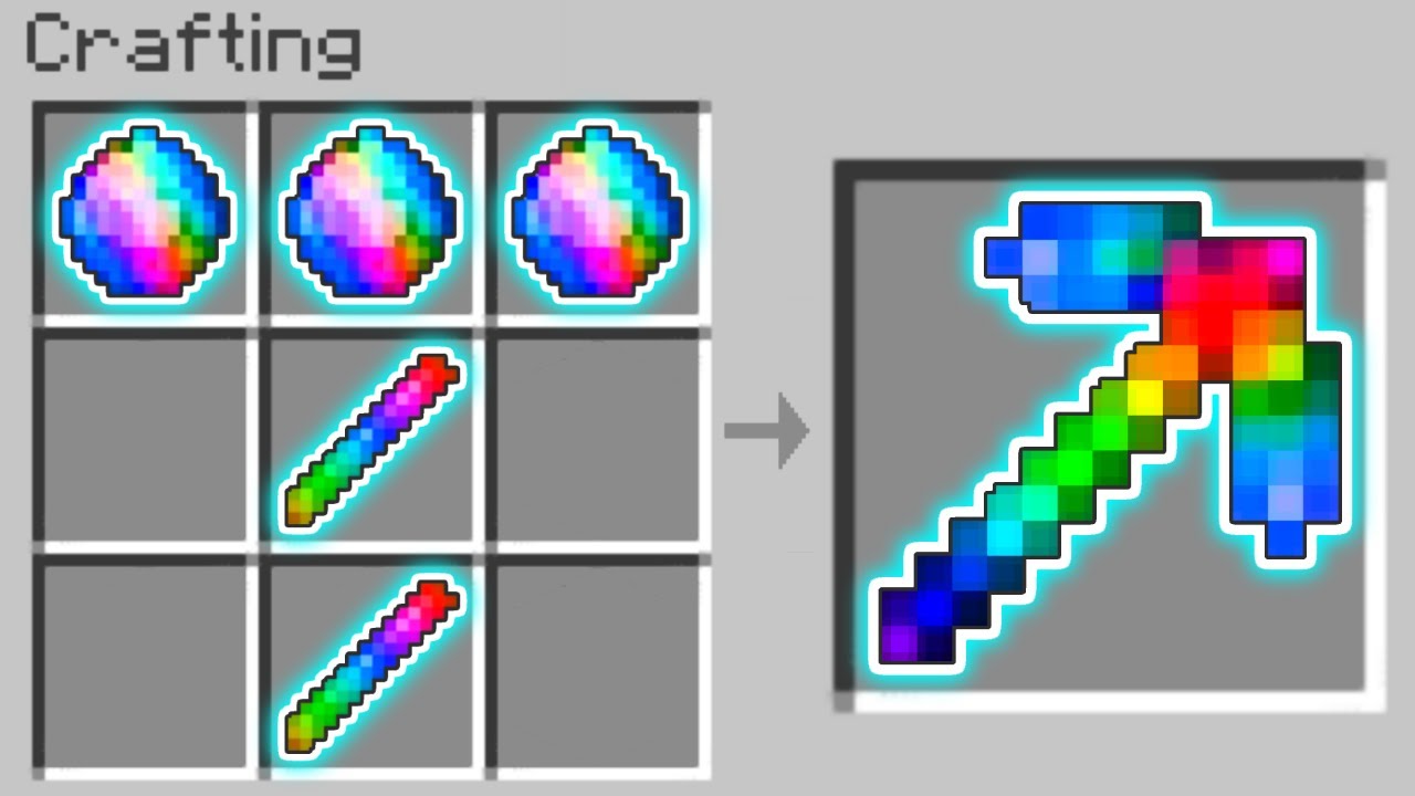 Reinbow Diamond Pickaxe Minecraft Shorts Youtube Reinbow Diamond Pickaxe Minecraft Shorts Youtube