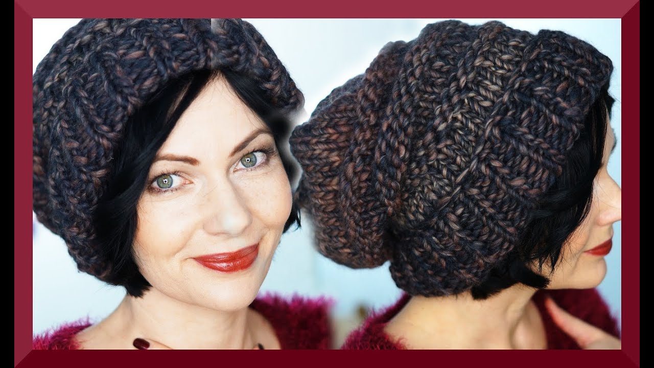 Mutze Beanie Stricken Fur Anfanger Anleitung Einfach Rundstricknadel Youtube