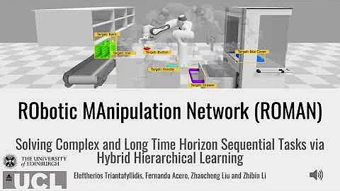 [Nature Machine Intelligence] The RObotic MAnipulation Network (ROMAN)