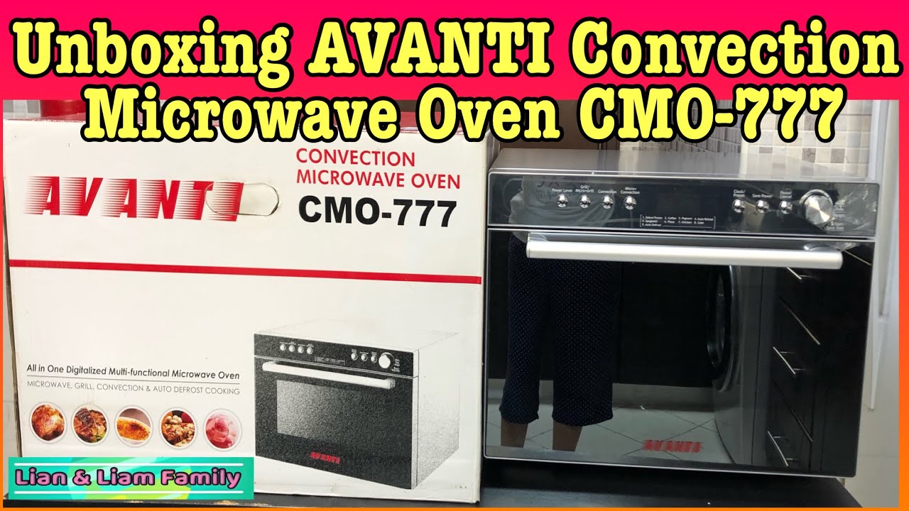 Avanti Convection Microwave Oven Cmo-777 Unboxing | Lian \U0026 Liam Family Unboxing Vlog