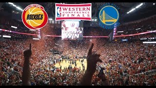 Attending 2018 NBA Western Conference Finals Game 5, Houston Rockets vs Golden State Warriors