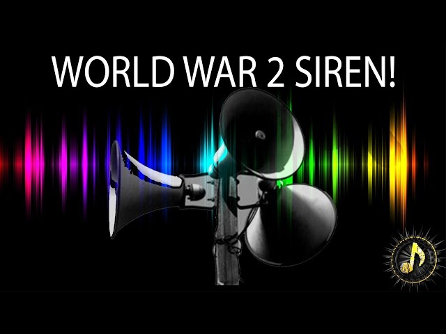Efek Suara Alarm Sirene Serangan Udara Perang Dunia 2 class=