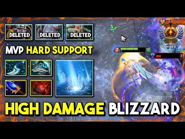 TRULY BECOME MVP HARD SUPPORT Crystal Maiden Aghs Scepter Brutal High Damage Blizzard 7.35b DotA 2 class=