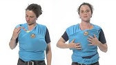 Je Porte Mon Bebe Ring Sling With Newborn Youtube