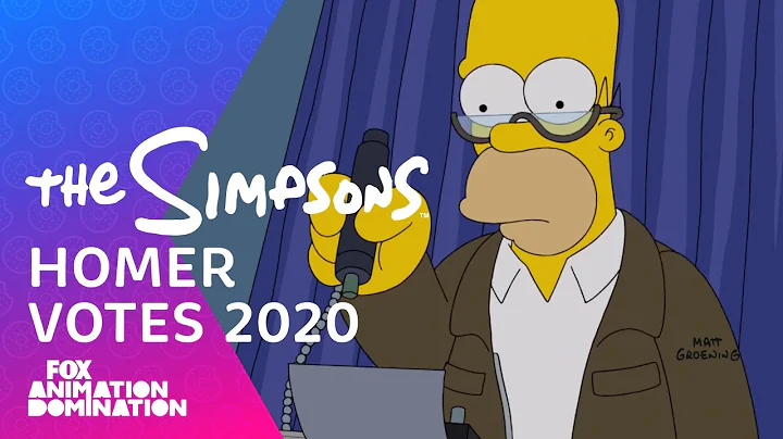Homer Votes 2020 | THE SIMPSONS