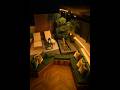 Beautiful Home Entrance Decor with Lights, Chair & Flowers