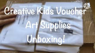 Creative Kids Art Voucher Unboxing.
