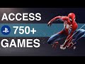 How to access 750+ free PS5/PS4 Games in a simple way!