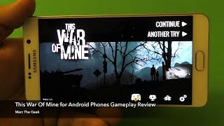 This War Of Mine for Android Phones Gameplay Review screenshot 2