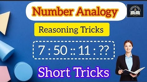 Number Analogy Reasoning Tricks | Short Tricks For Reasoning #ssc #sscresoning #sscghl #ssccgl #rrb