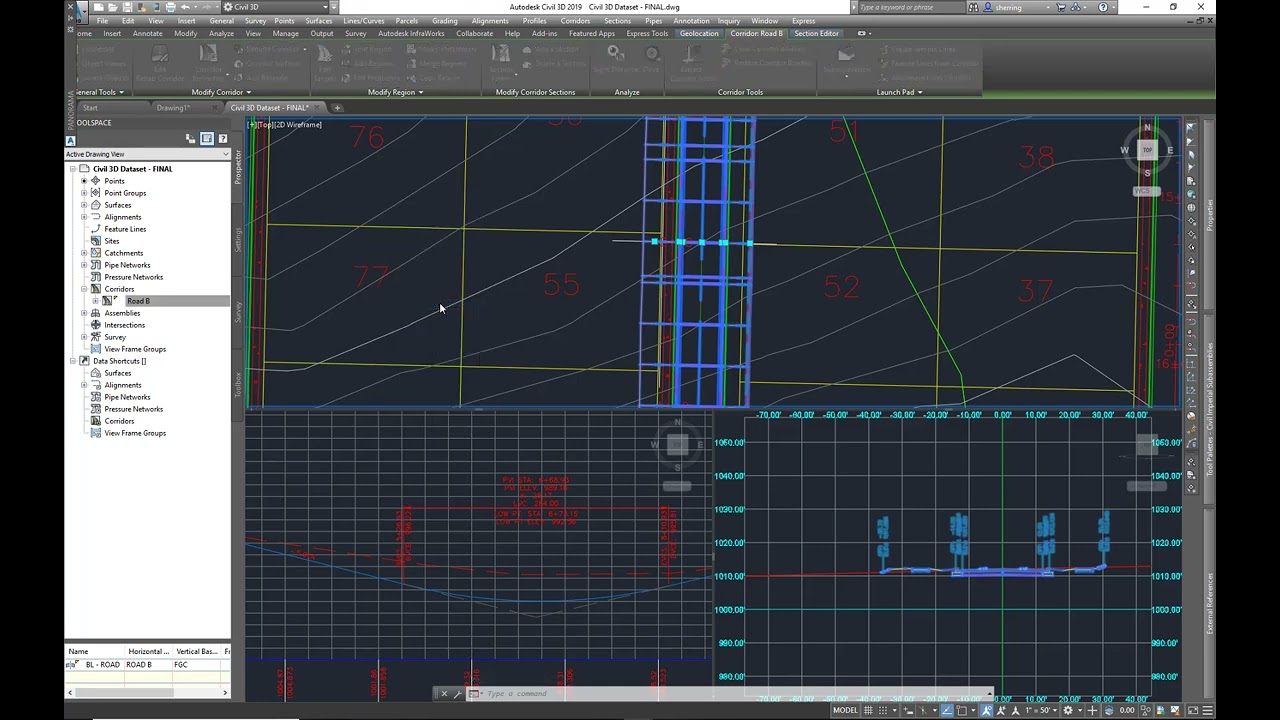 11 C3D Create Corridor - YouTube