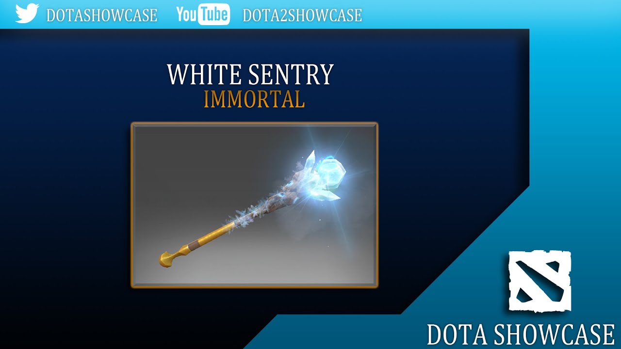 Dota 2 Item Showcase: Crystal Maiden - Immortal White Sentry