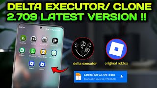 NEW UPDATE!!Delta executor clone-Install delta executor tanpa hapus roblox original.