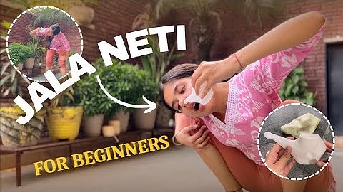 Jala neti for Beginners | Step by Step process
