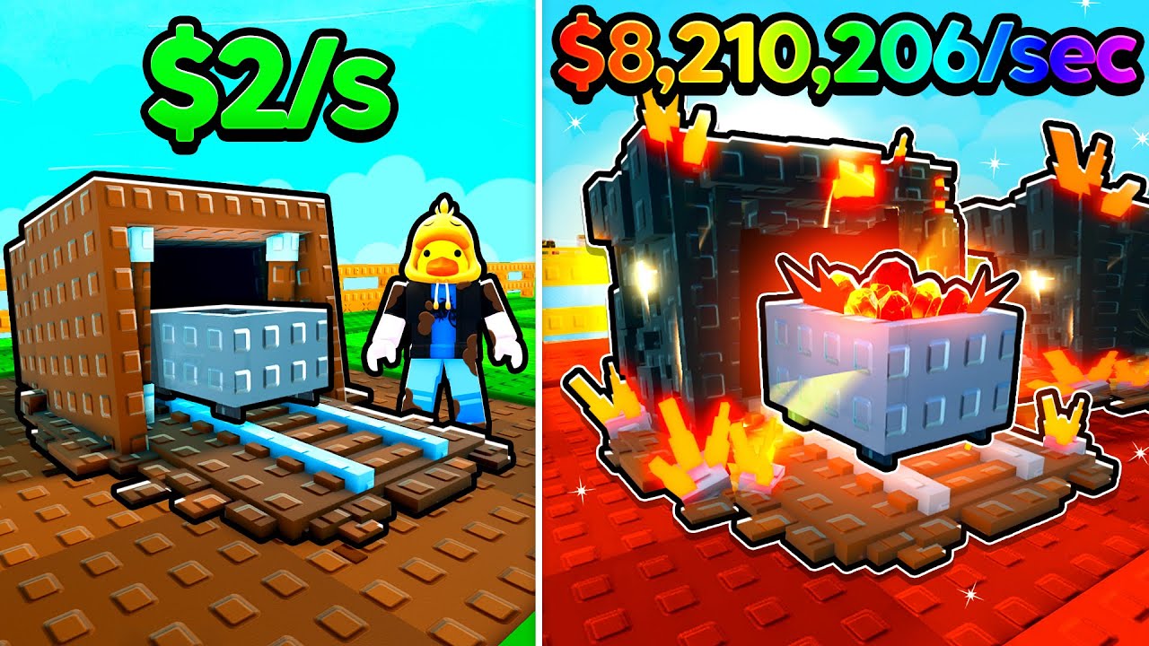 I Built a MAX LEVEL Mineshaft Tycoon and Made MILLIONS in Roblox!