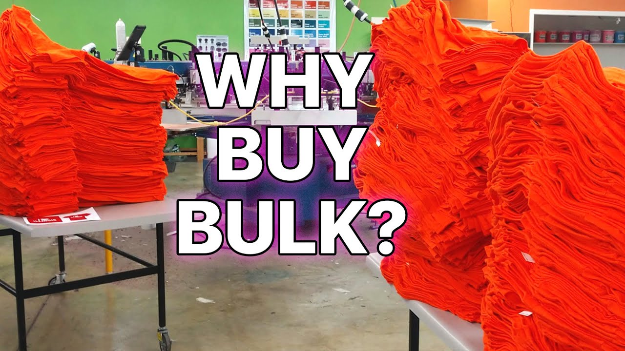 The Advantages of Buying T-shirts in Bulk - YouTube