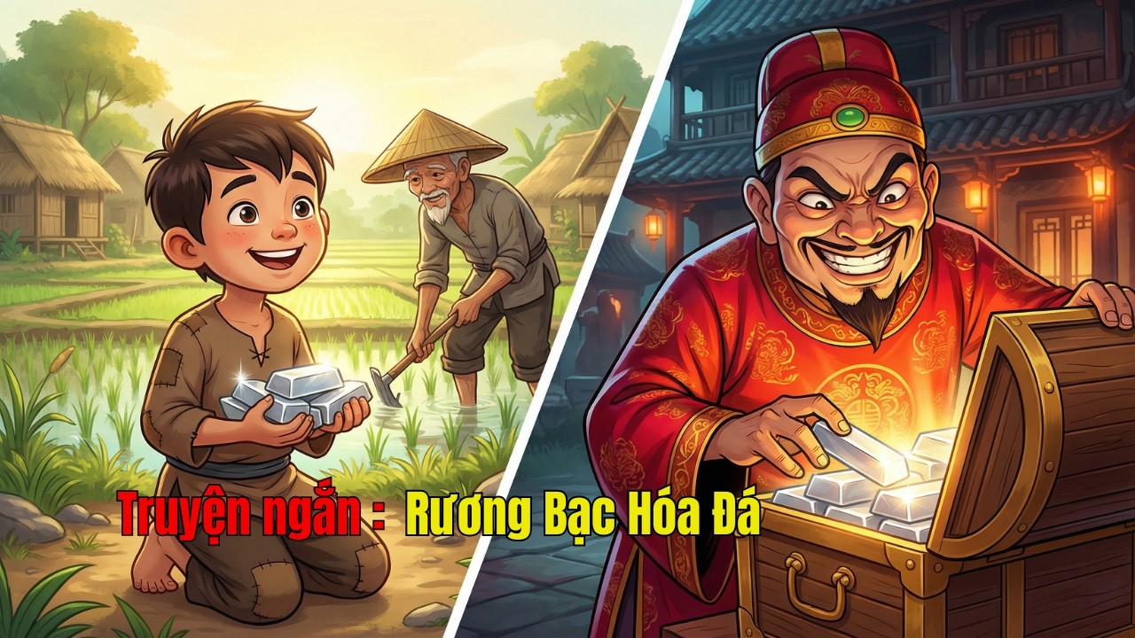 RƯƠNG BẠC HÓA ĐÁ | Truyện Ngụ Ngôn Dân Gian Việt Nam Cực Hay Về Nhân Quả Và Lòng Tham