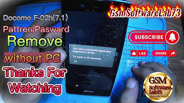docomo F-02H hard reset|How to factory reset docomo F-02H without PC|Hindi|Urdu|Eng|GsmSoftWareLab73