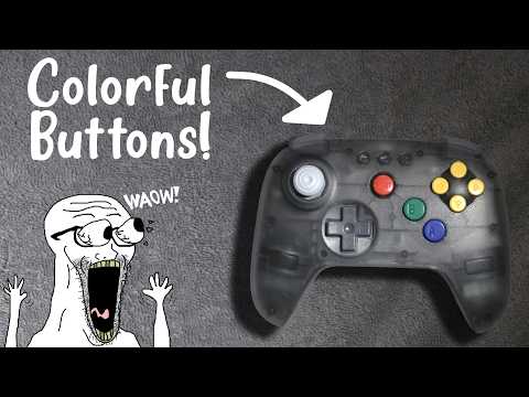 8BitDo 64 Controller Disassembly/Shell Swap Tutorial