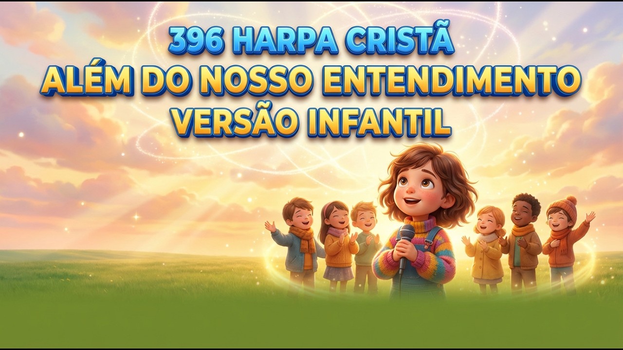 Você Consegue Entender os Planos de Deus? | Além do Nosso Entendimento | Harpa Cristã 396 Infantil